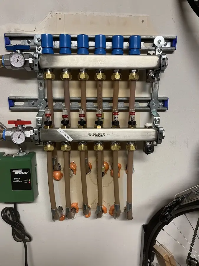 Plumber performing Leak Detection at a residential property in Hood River